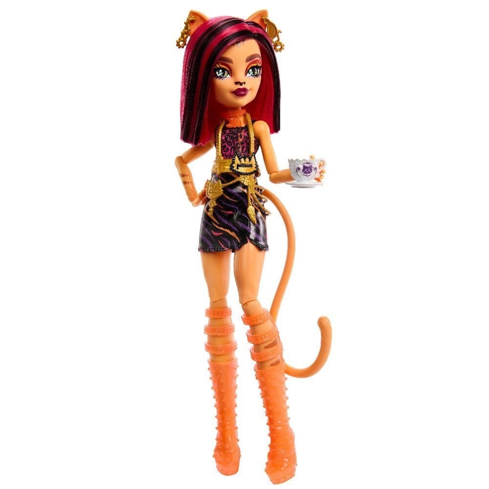 NIB - Monster High - Skulltimate Secrets ‘Toralei Stripe’ w/ Dress-Up Locker - Picture 7 of 13